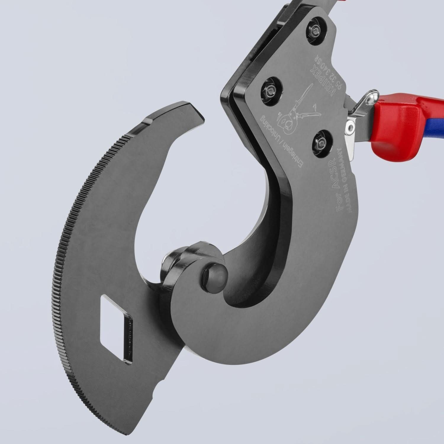 Knipex 95 32 340 SR US Ratcheting ACSR Cable Cutter