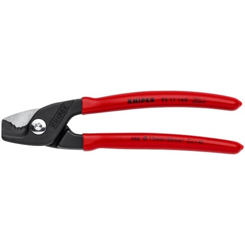 Knipex 95 11 160 StepCut Cable Shears - included in 4 Pc Solar Tool Set