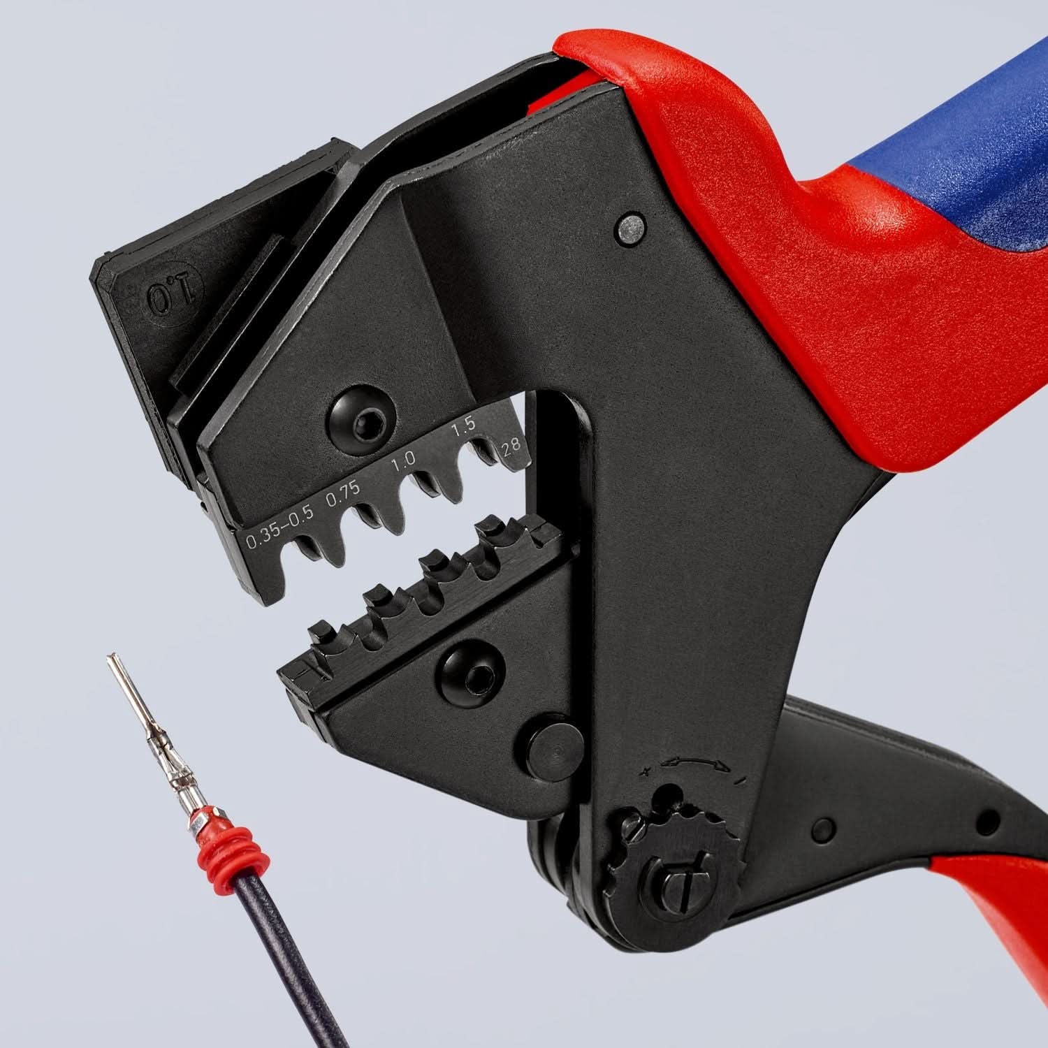 Knipex 97 43 200 Crimp System Pliers in Plastic Case
