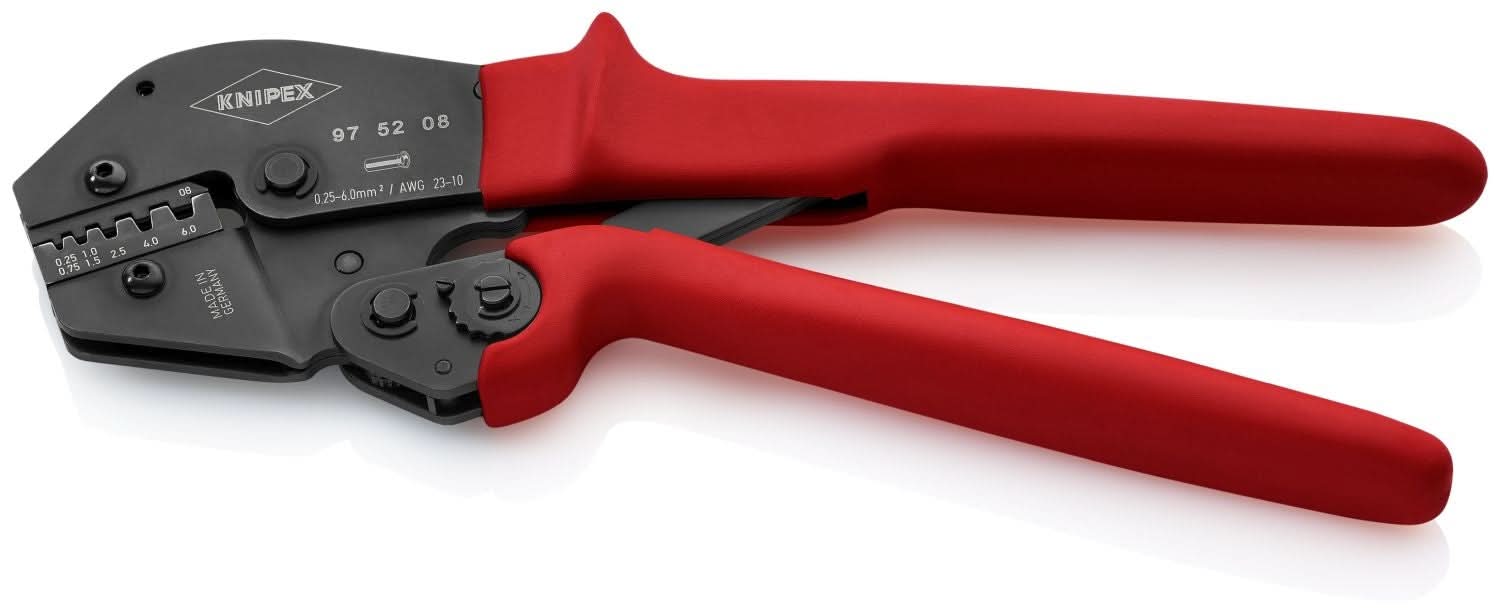 Knipex 97 52 08 Crimping Pliers For Insulated and Non-Insulated Wire Ferrules