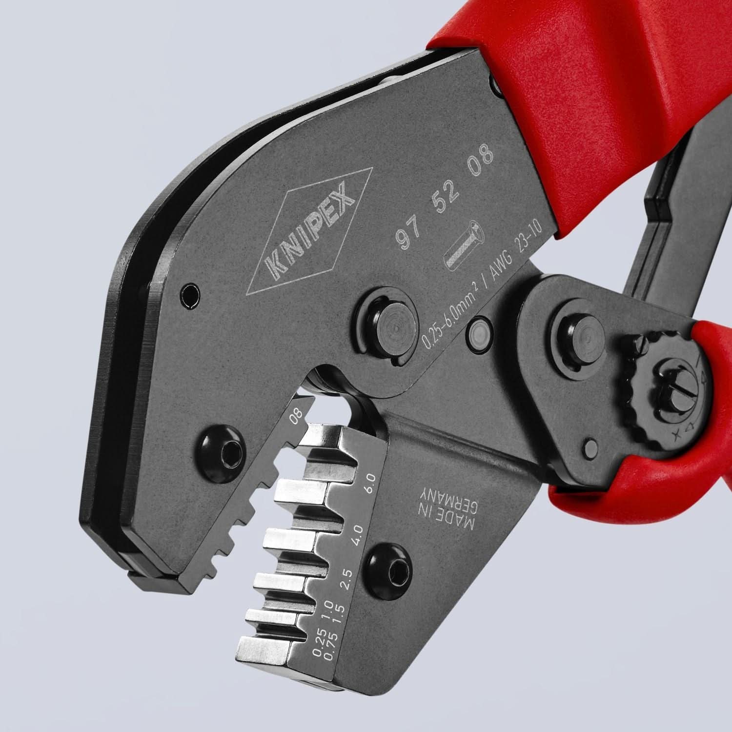 Knipex 97 52 08 Crimping Pliers For Insulated and Non-Insulated Wire Ferrules