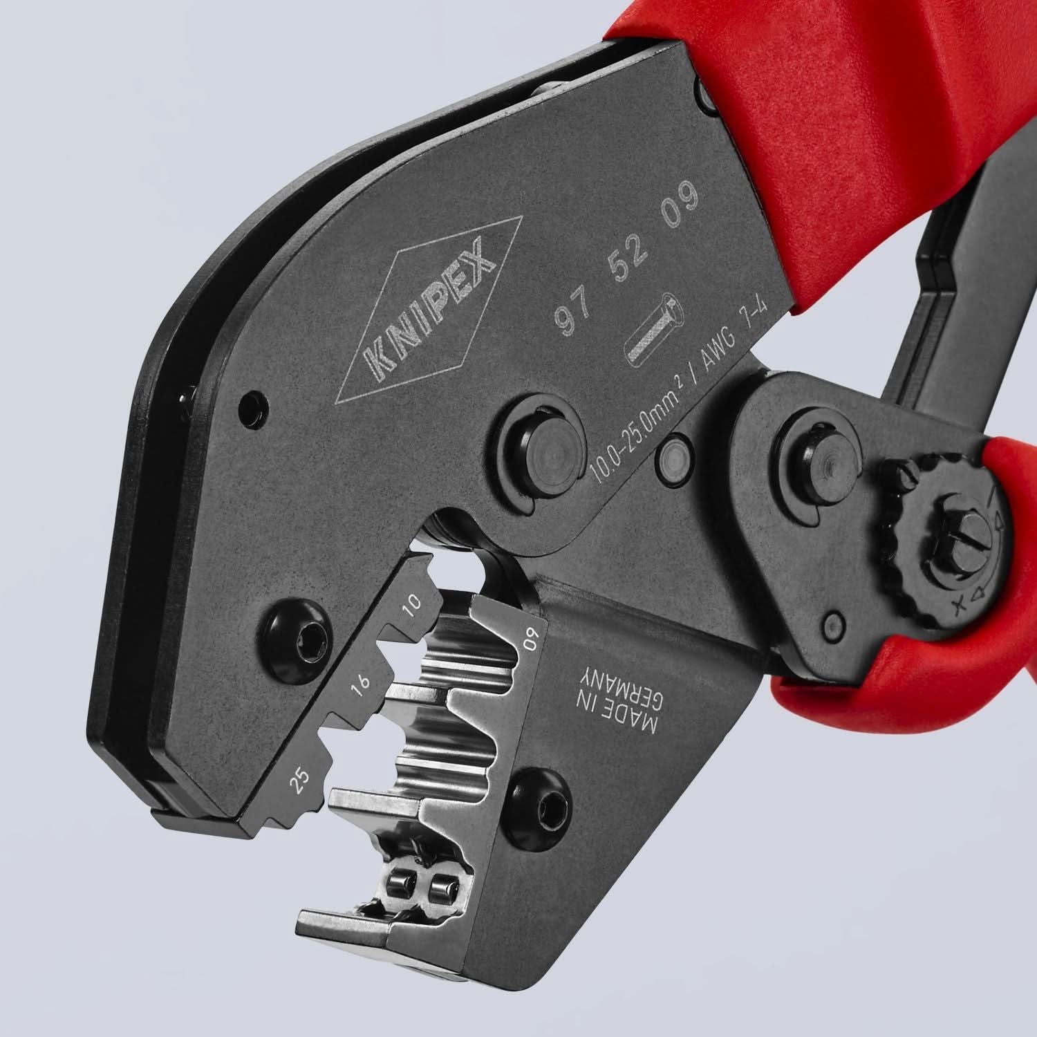 Knipex 97 52 09 Crimping Pliers For Insulated and Non-Insulated Wire Ferrules