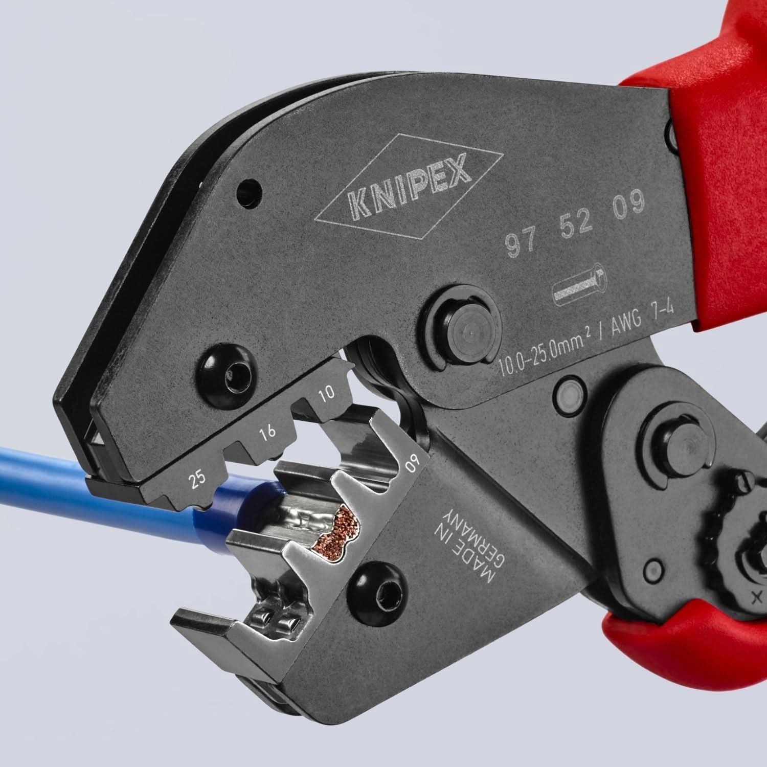 Knipex 97 52 09 Crimping Pliers For Insulated and Non-Insulated Wire Ferrules