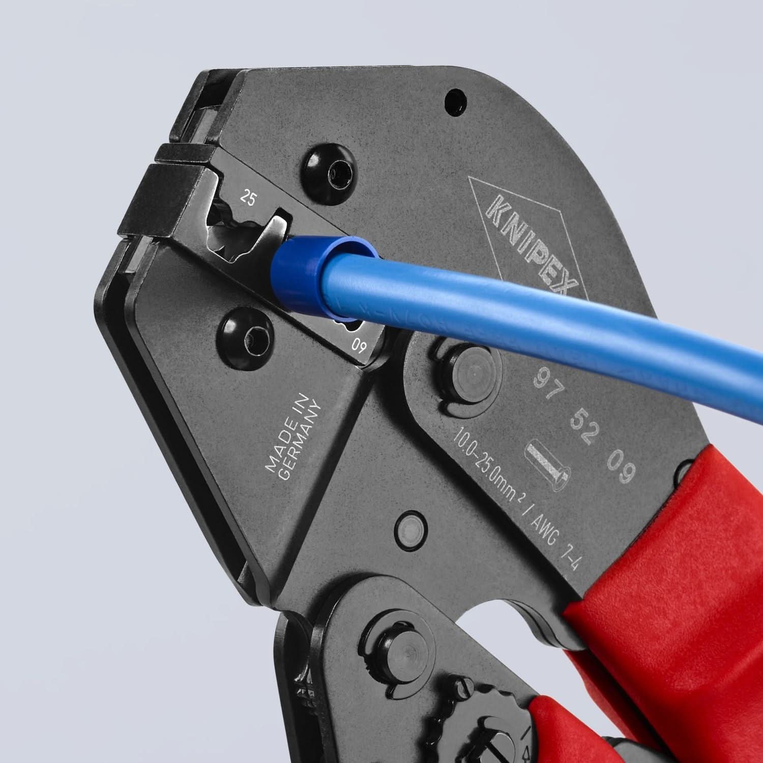 Knipex 97 52 09 Crimping Pliers For Insulated and Non-Insulated Wire Ferrules