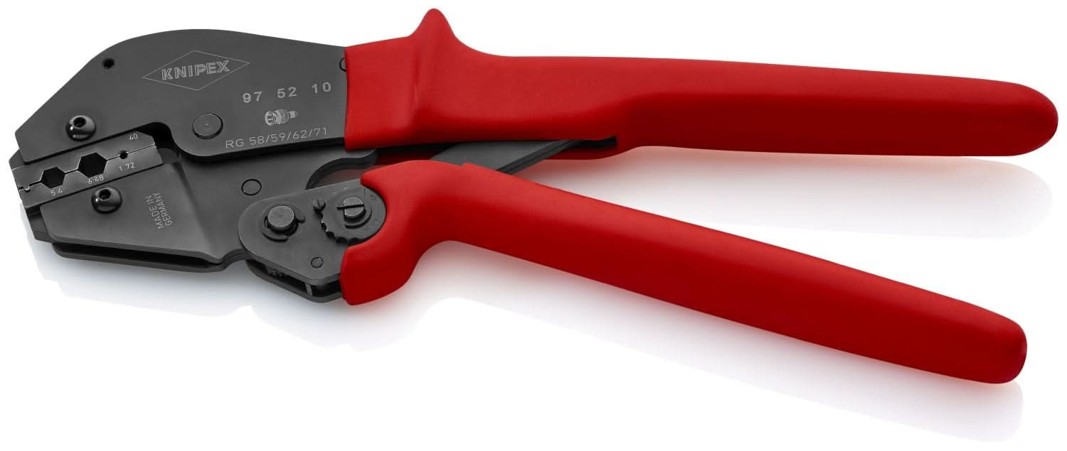 Knipex 97 52 10 Crimping Pliers For COAX, BNC and TNC Connectors