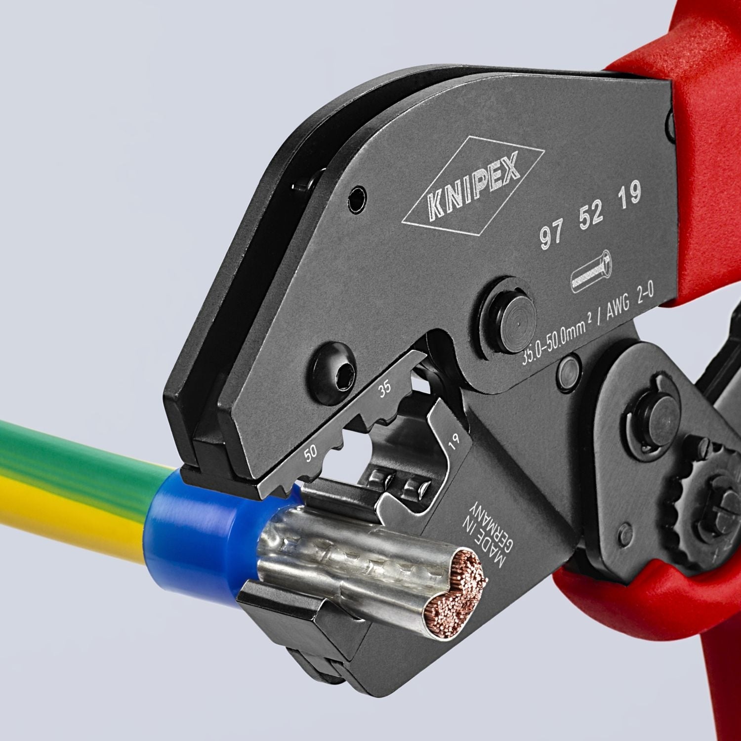 Knipex 97 52 19 Crimping Pliers For Insulated and Non-Insulated Wire Ferrules