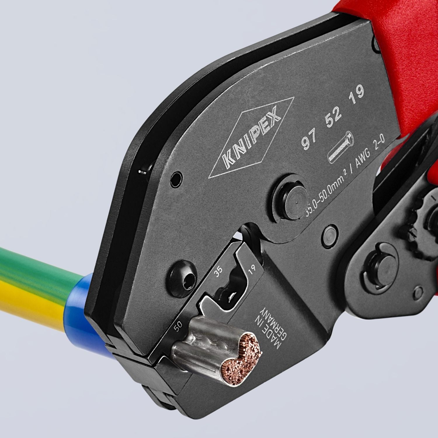 Knipex 97 52 19 Crimping Pliers For Insulated and Non-Insulated Wire Ferrules