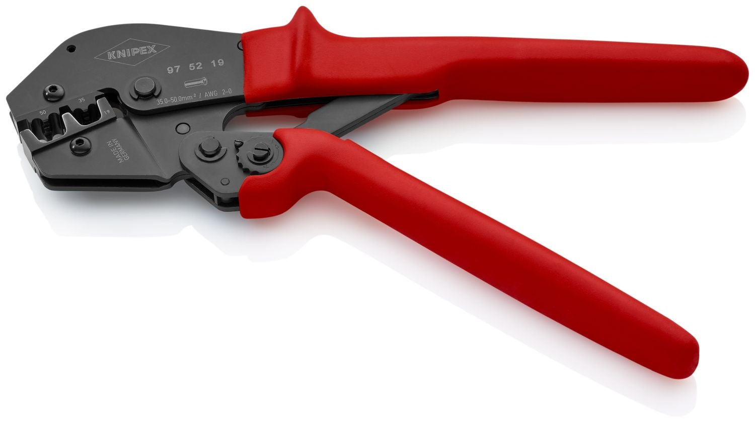 Knipex 97 52 19 Crimping Pliers For Insulated and Non-Insulated Wire Ferrules