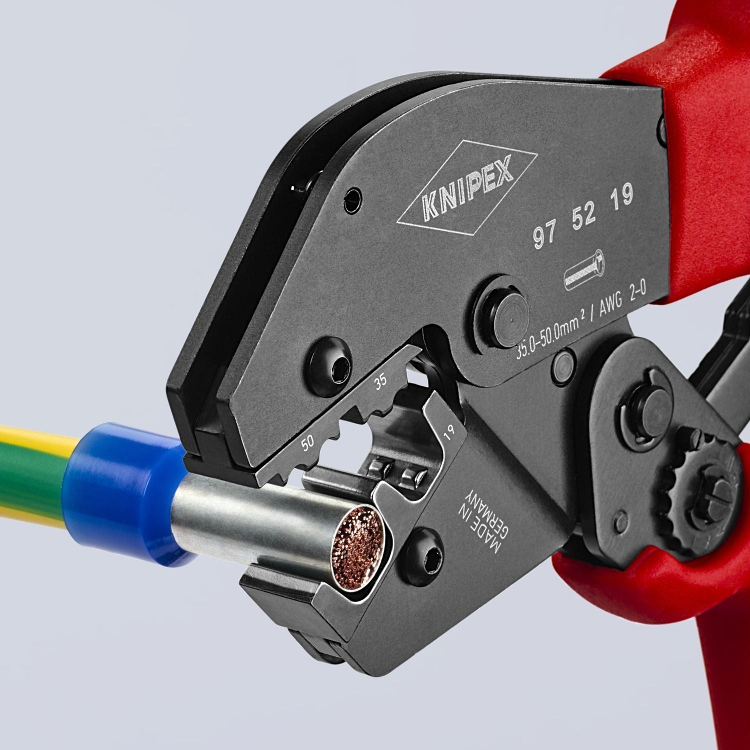 Knipex 97 52 19 Crimping Pliers For Insulated and Non-Insulated Wire Ferrules