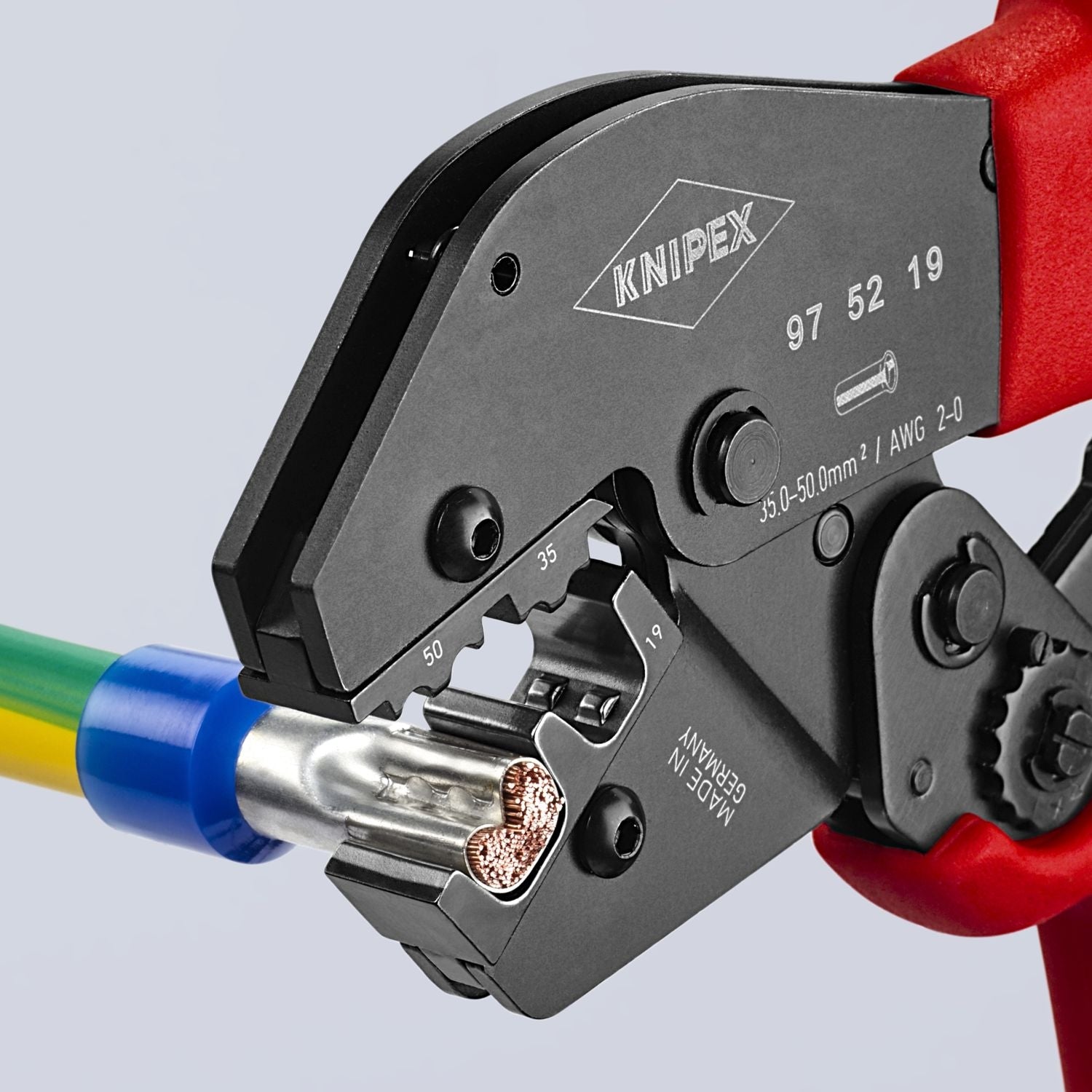 Knipex 97 52 19 Crimping Pliers For Insulated and Non-Insulated Wire Ferrules