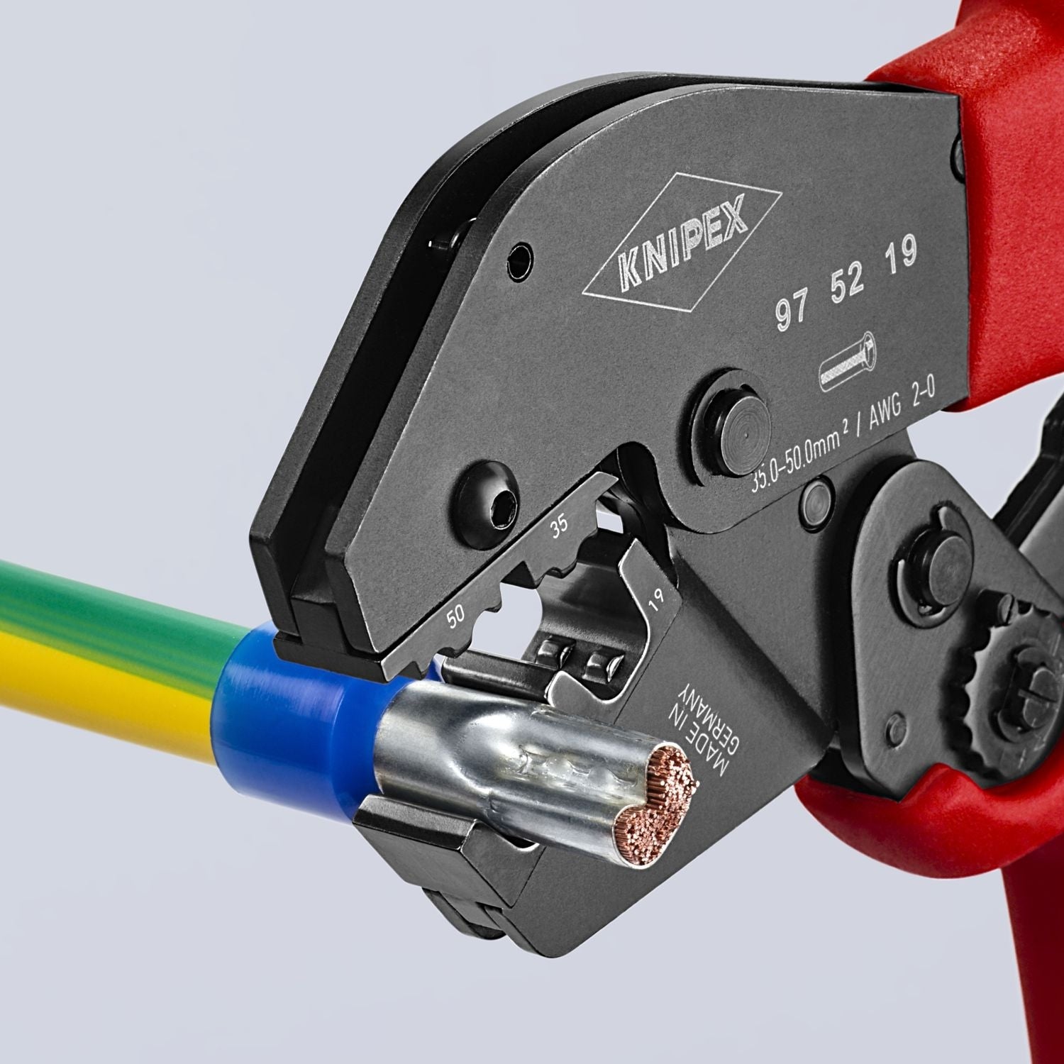 Knipex 97 52 19 Crimping Pliers For Insulated and Non-Insulated Wire Ferrules