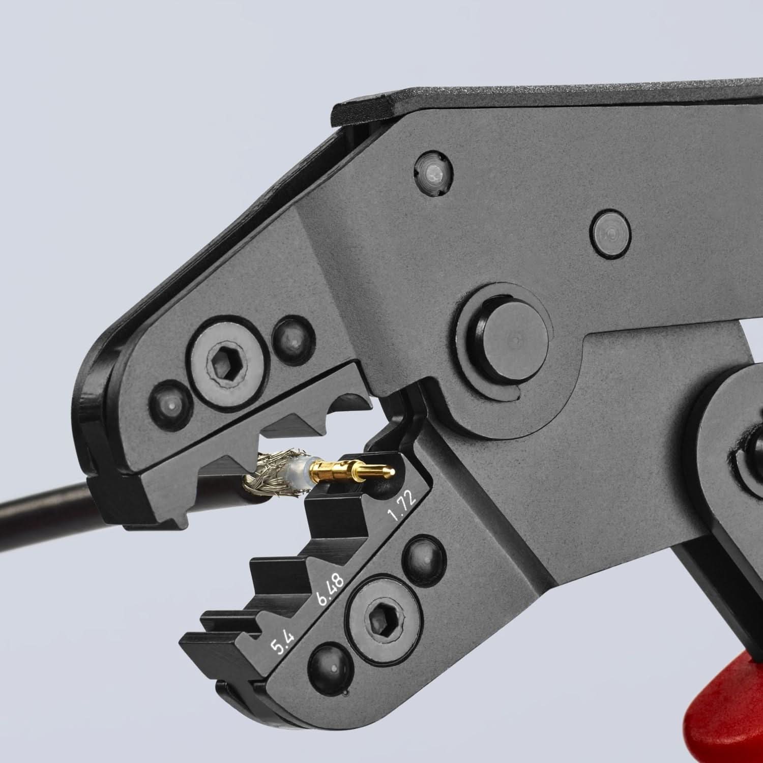 Knipex 97 52 20 Crimping Pliers for COAX, BNC and TNC Connectors RG 58/59/62/71/223