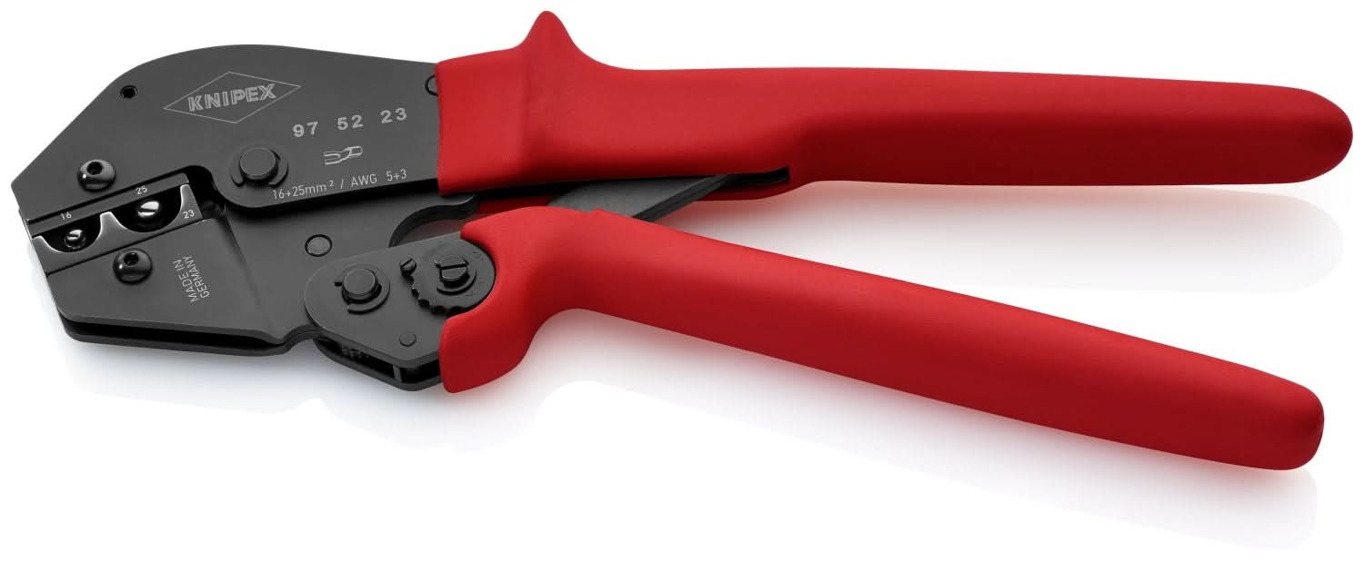 Knipex 97 52 23 Crimping Pliers For Non-Insulated terminals and Cable Connectors