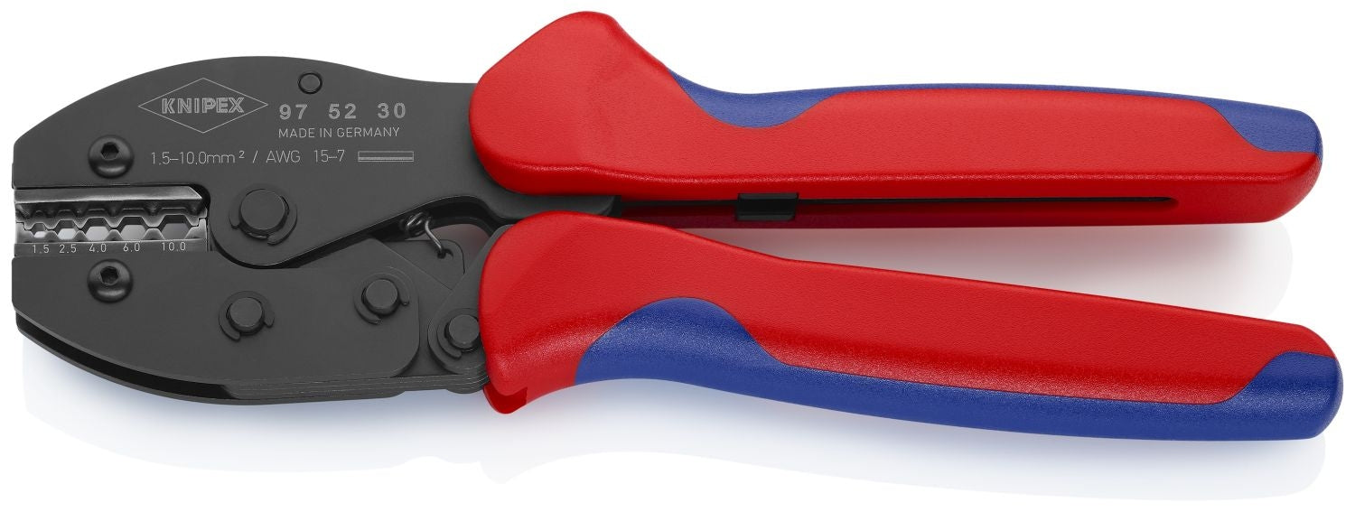 Knipex 97 52 30 Crimping Pliers For Non-Insulated Crimp Connectors