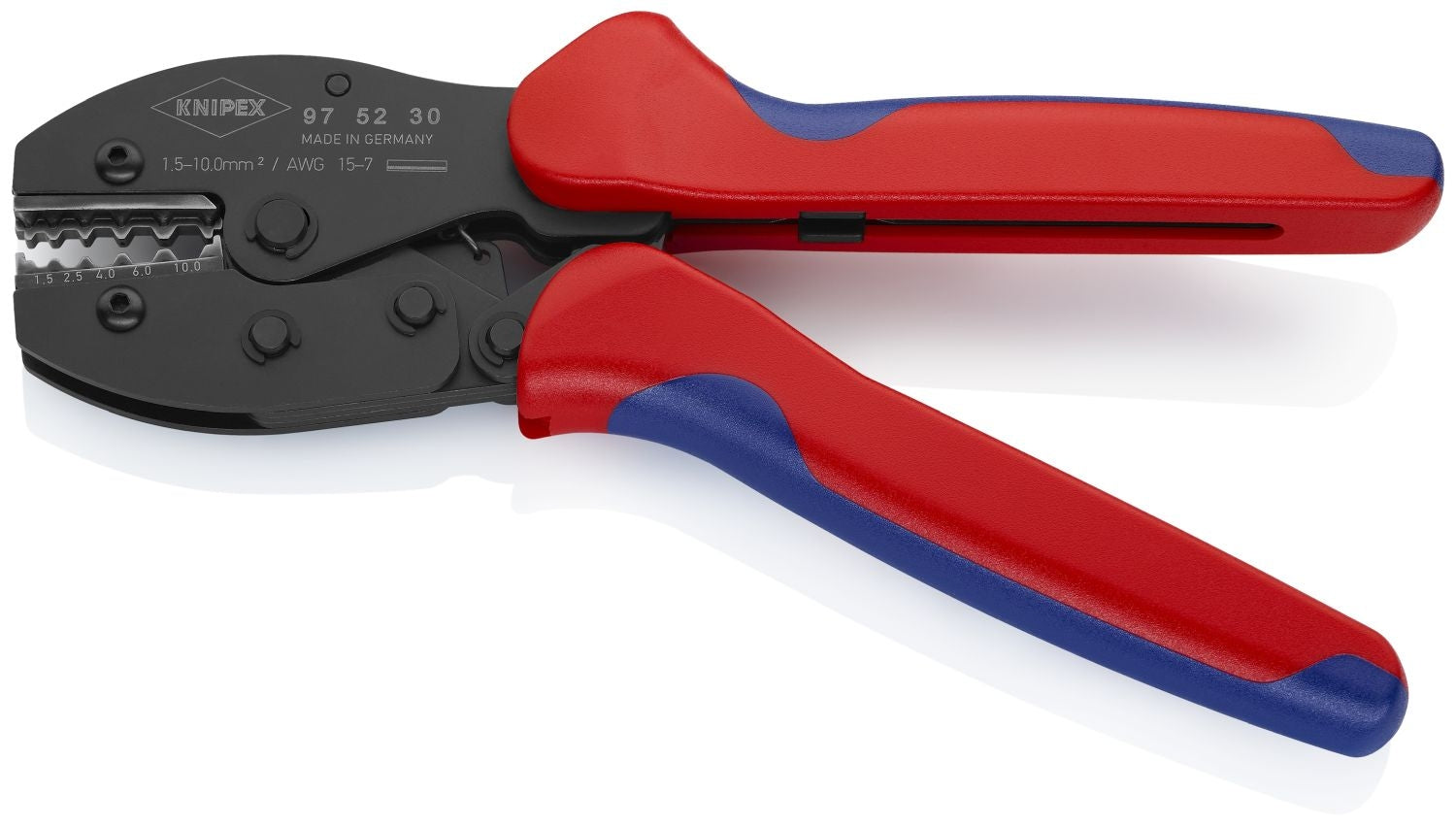 Knipex 97 52 30 Crimping Pliers For Non-Insulated Crimp Connectors