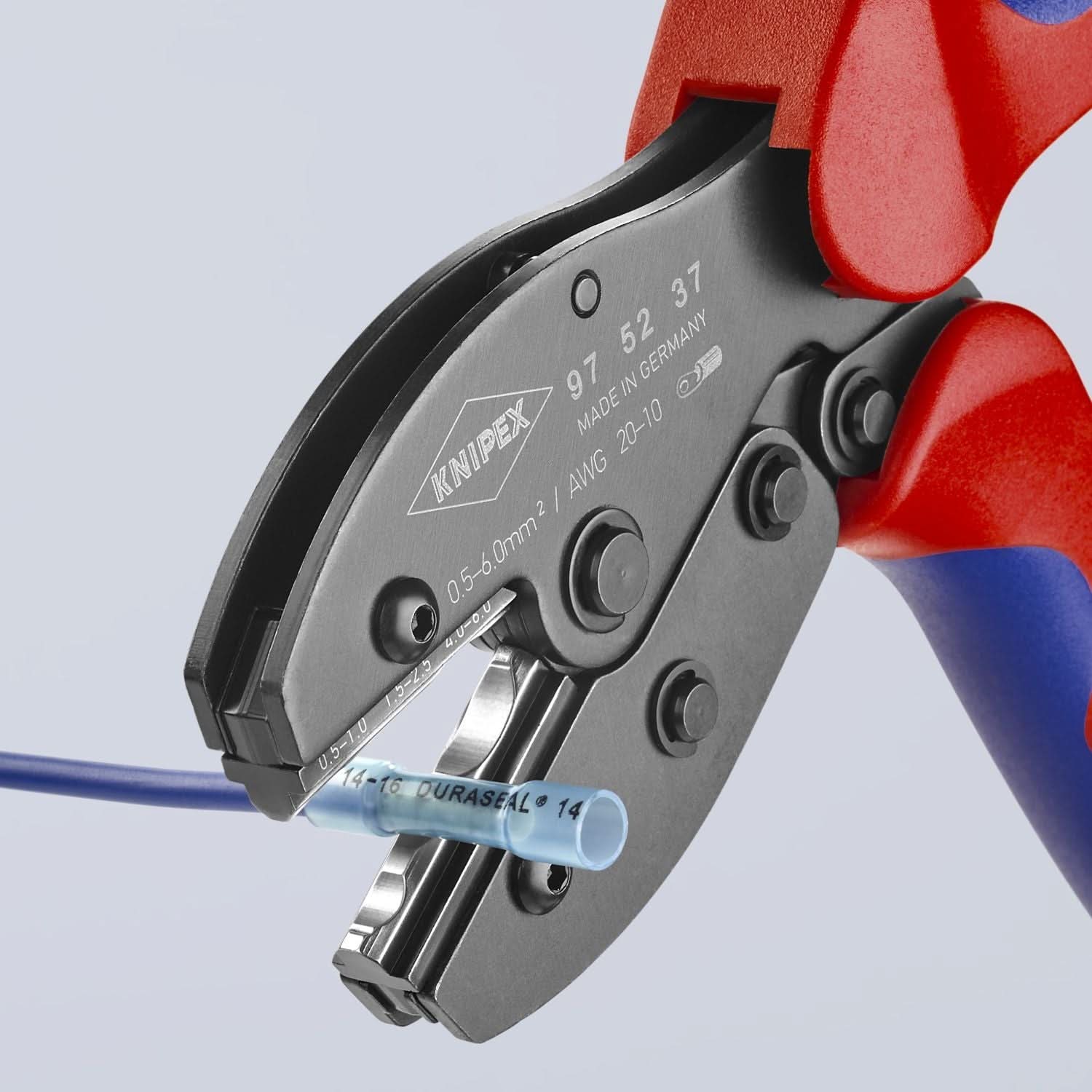 Knipex 97 52 37 Crimping Pliers For Heat Shrinkable Sleeve