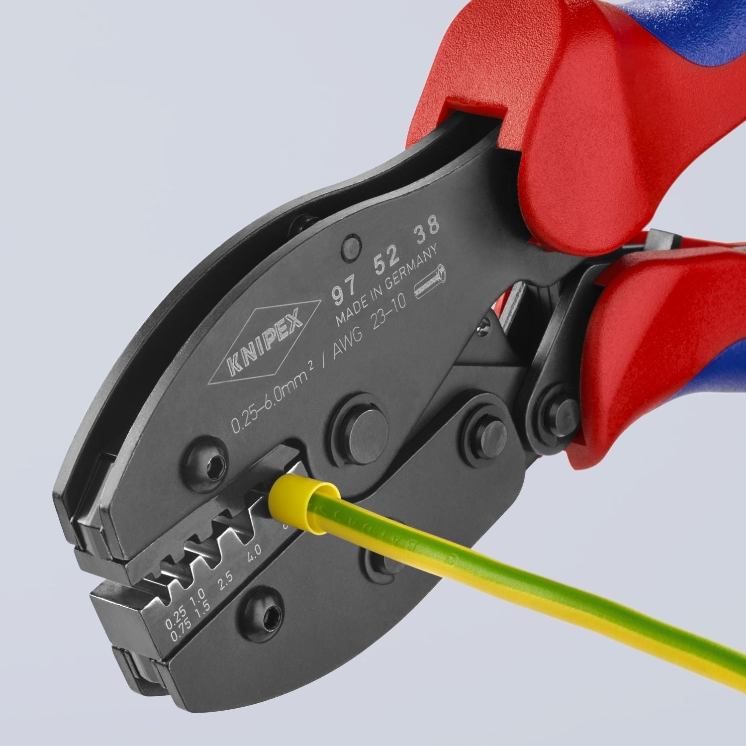 Knipex 97 52 38 Crimping Pliers For Insulated and Non-Insulated Wire Ferrules
