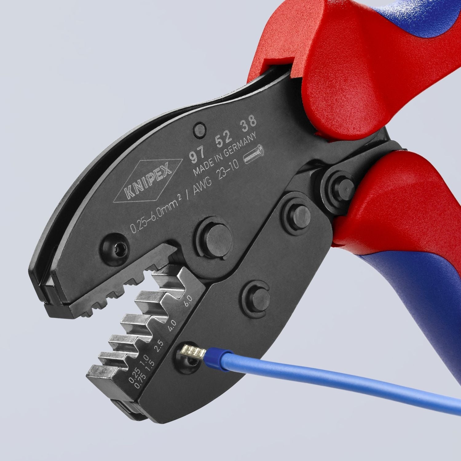 Knipex 97 52 38 Crimping Pliers For Insulated and Non-Insulated Wire Ferrules