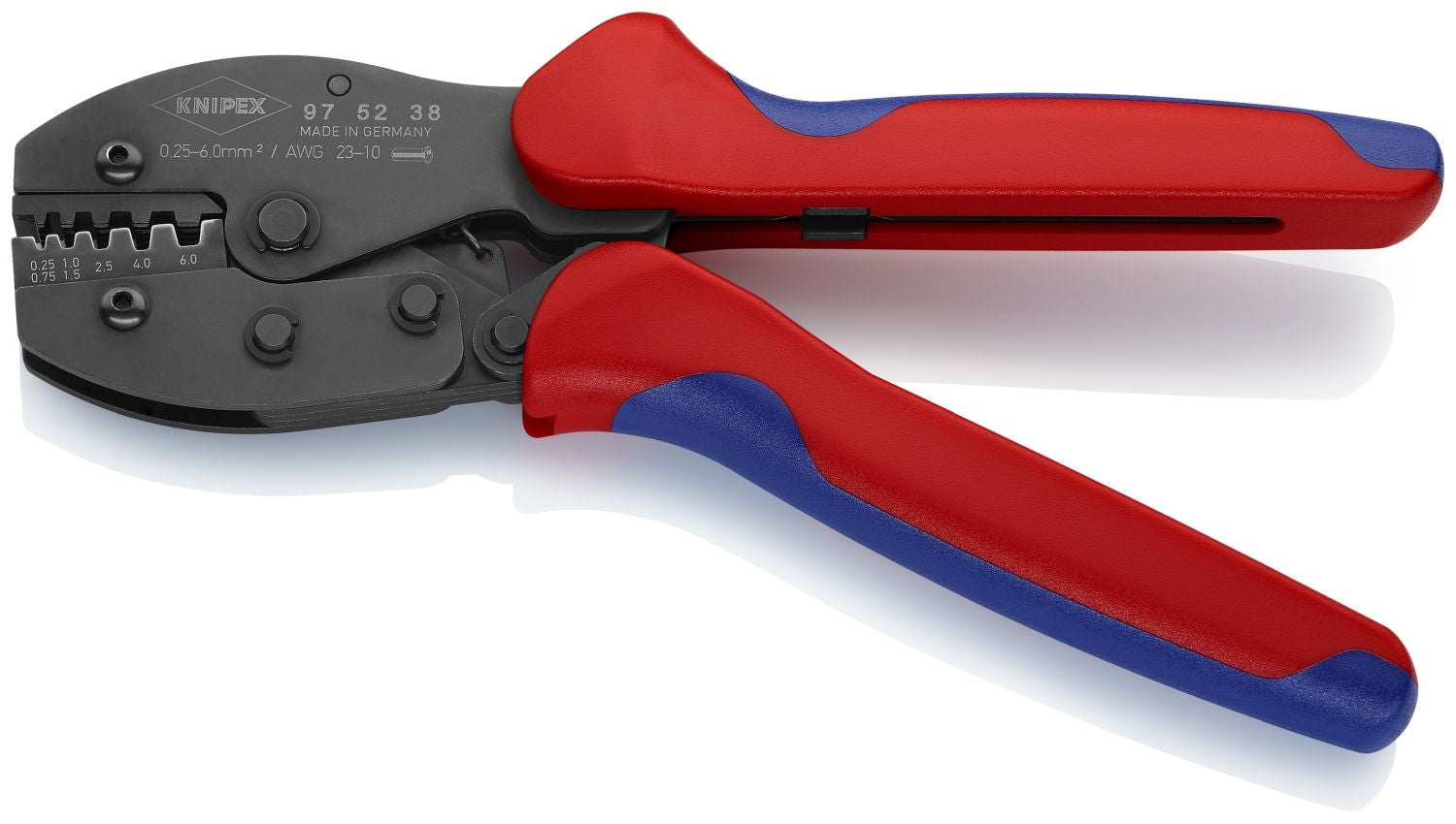 Knipex 97 52 38 Crimping Pliers For Insulated and Non-Insulated Wire Ferrules