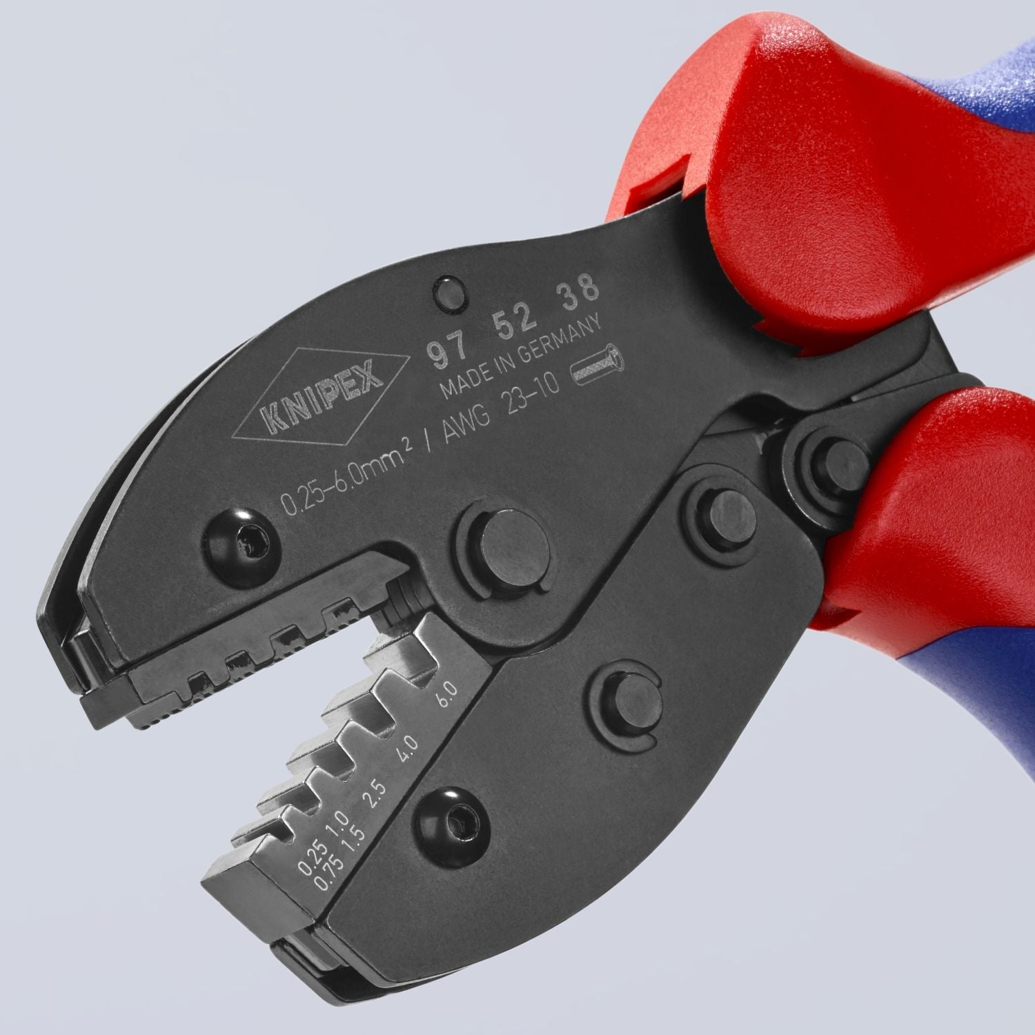Knipex 97 52 38 Crimping Pliers For Insulated and Non-Insulated Wire Ferrules