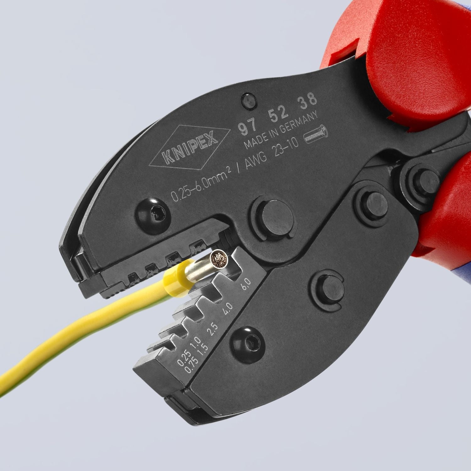 Knipex 97 52 38 Crimping Pliers For Insulated and Non-Insulated Wire Ferrules