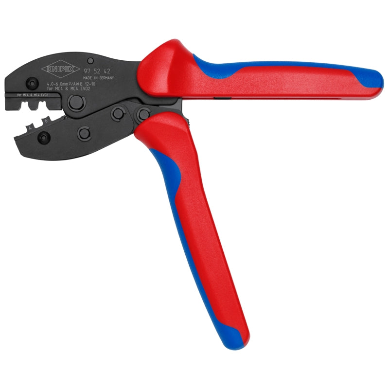 Knipex 97 52 42 PRECIFORCE MC4/MC4 EVO 2 Crimping Pliers, 8-1/2 in.