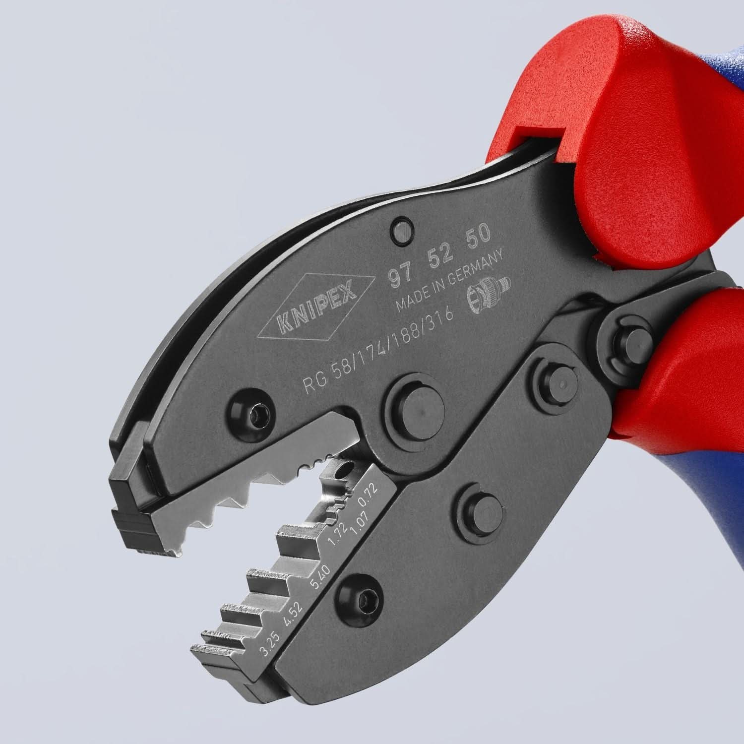 ぺん Knipex 97 52 50 Crimping Pliers For COAX, BNC and TNC Connectors
