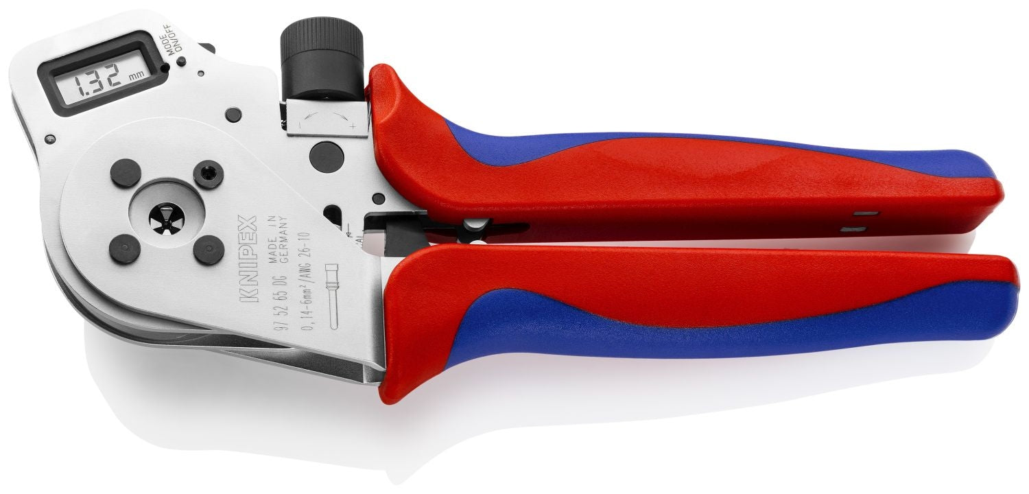 Knipex 97 52 65 Crimping Pliers - Four-Mandrel For Turned Contacts