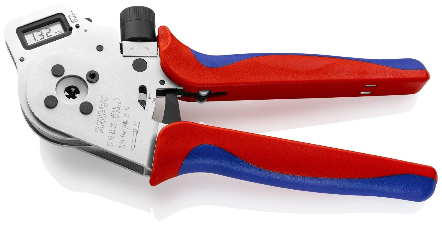 Knipex 97 52 65 Crimping Pliers - Four-Mandrel For Turned Contacts
