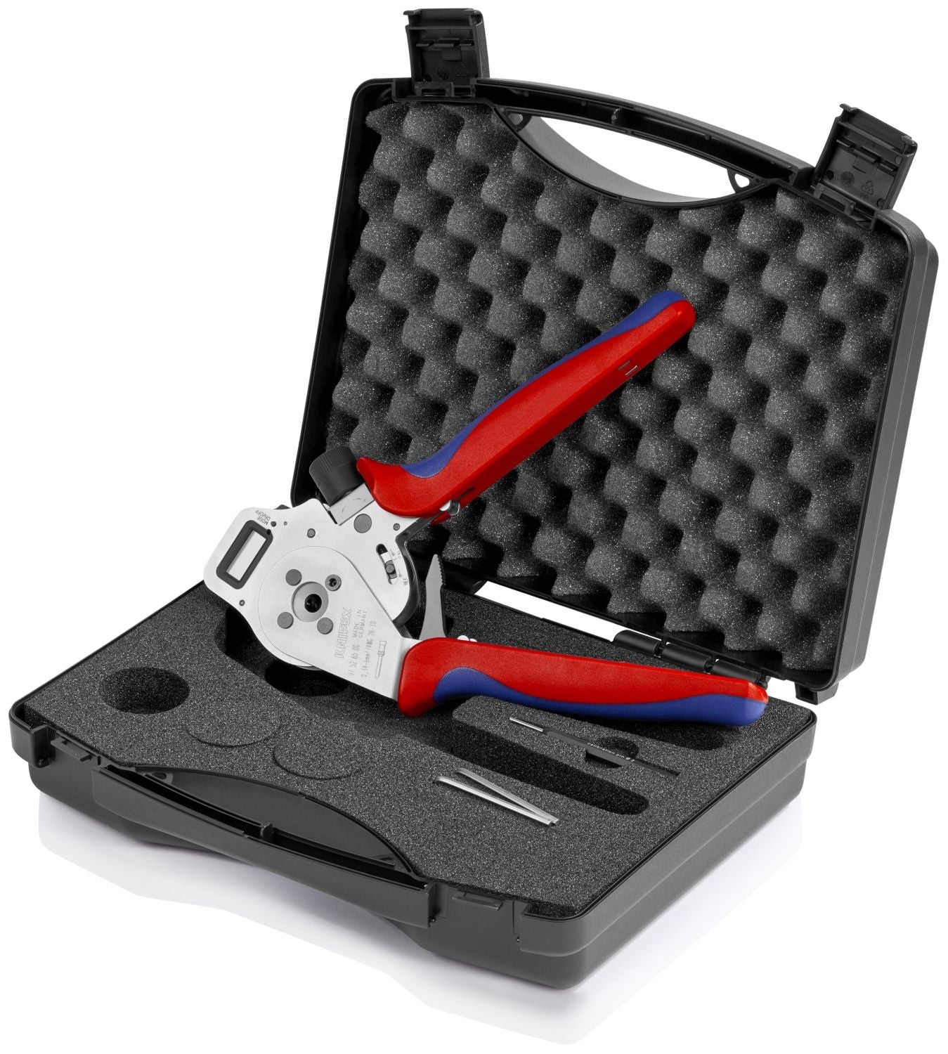 Knipex 97 52 65 Crimping Pliers - Four-Mandrel For Turned Contacts