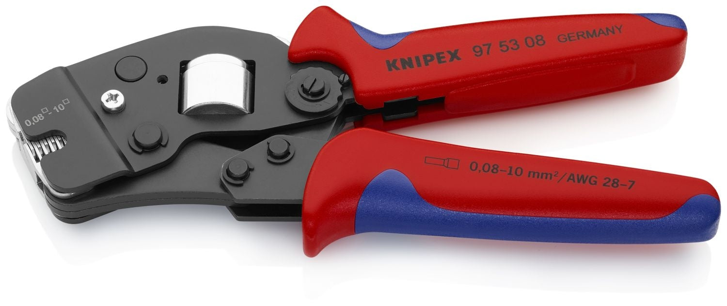 Knipex 97 53 08 Self-Adjusting Crimping Pliers For Wire Ferrules