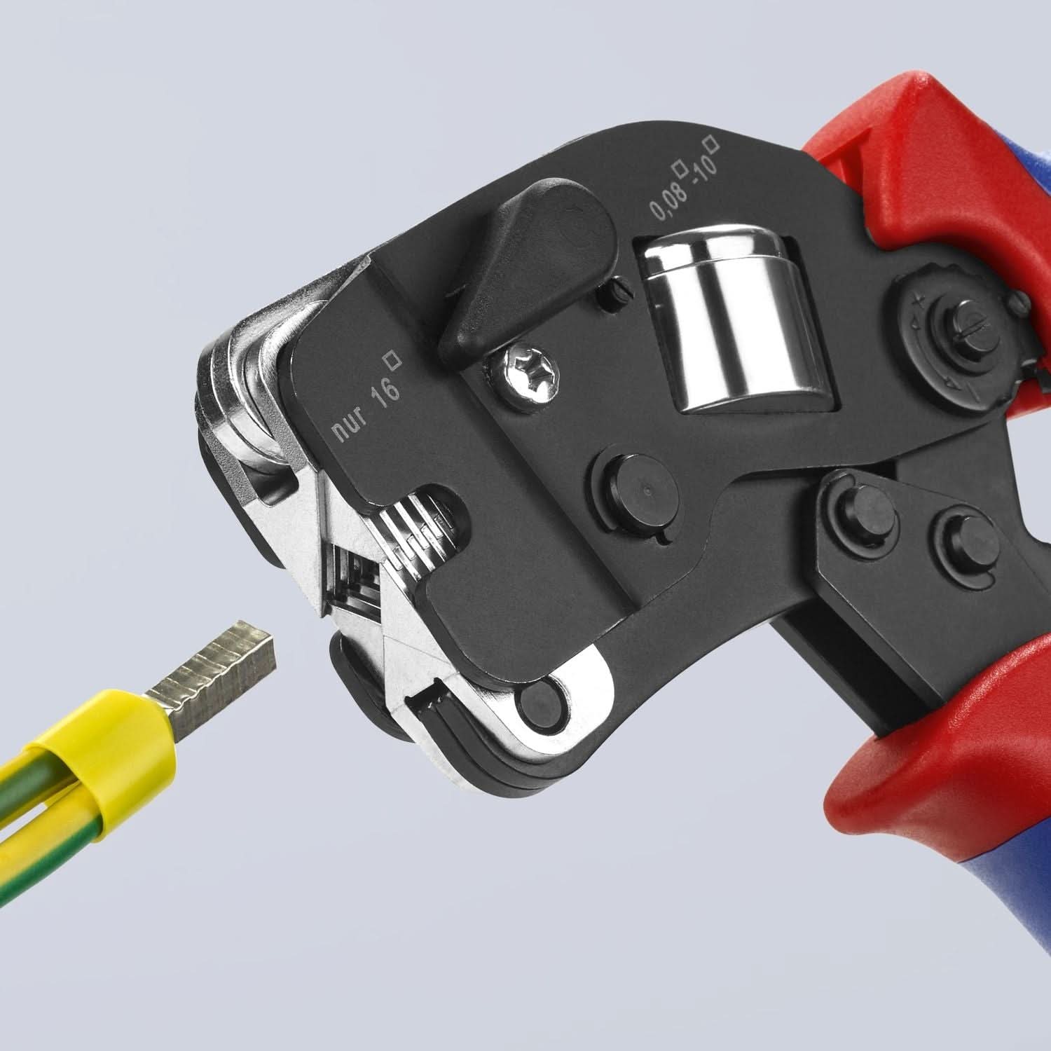 チリン Knipex 97 53 09 Self-Adjusting Crimping Pliers For Wire Ferrules