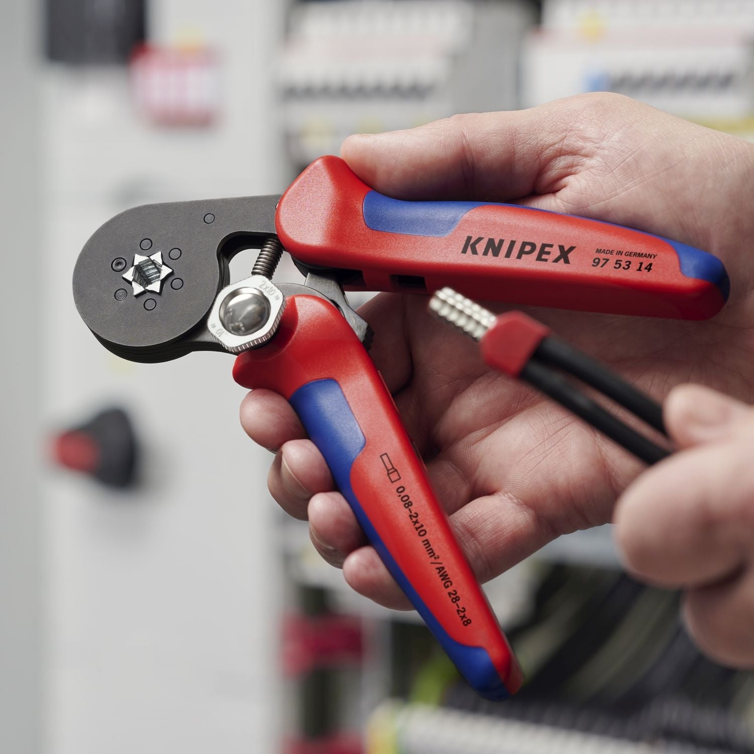 Knipex 97 53 14 Self-Adjusting Crimping Pliers For Wire Ferrules