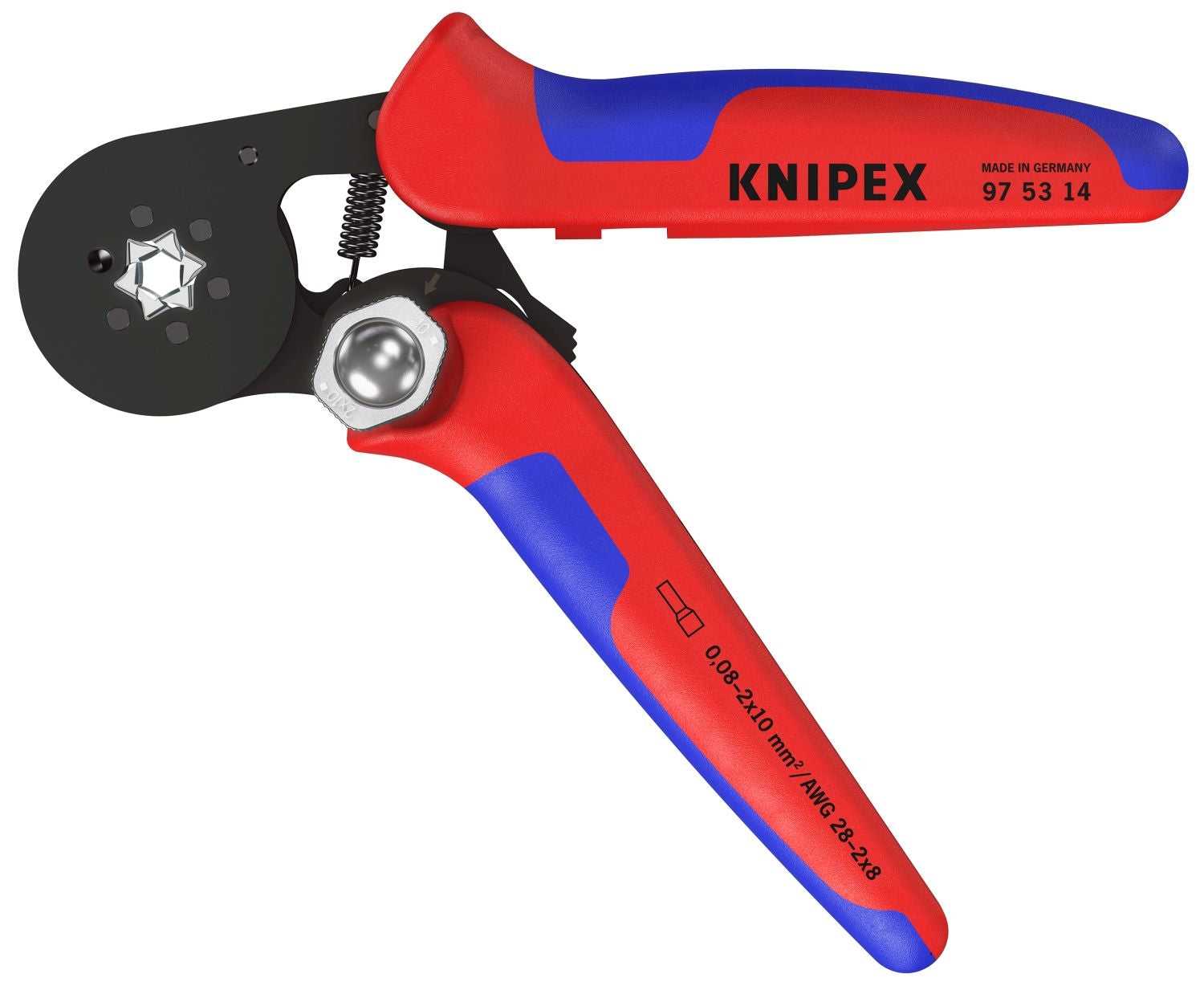 Knipex 97 53 14 Self-Adjusting Crimping Pliers For Wire Ferrules