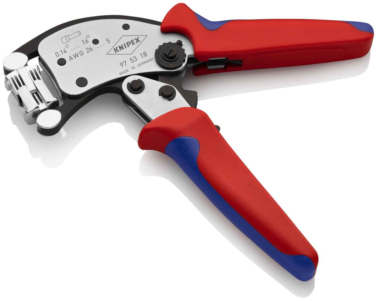Knipex 97 53 18 KNIPEX Twistor16 Self-Adjusting Crimping Pliers For Wire Ferrules