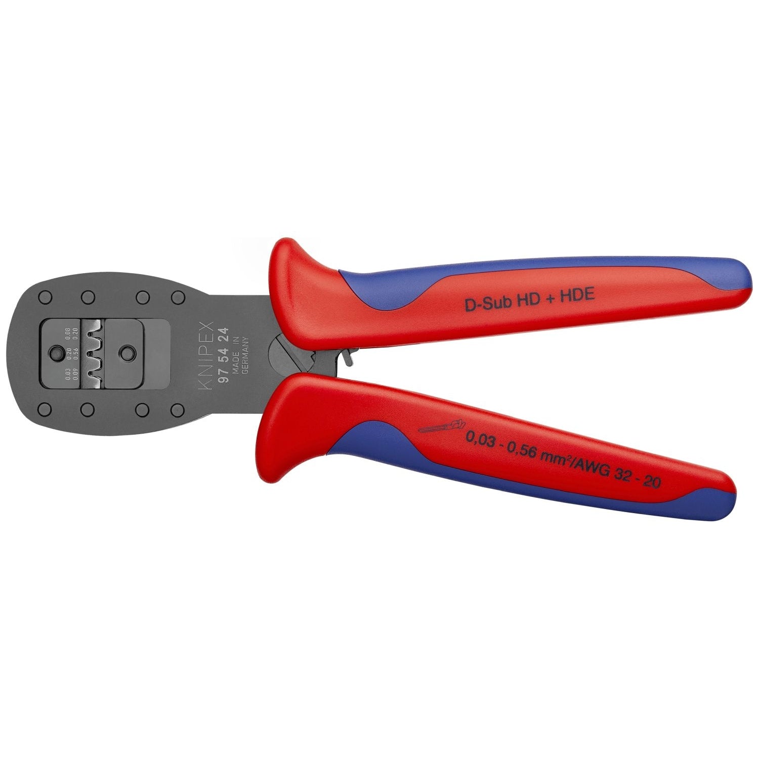 Knipex 97 54 24 Crimping Pliers for Micro Plugs