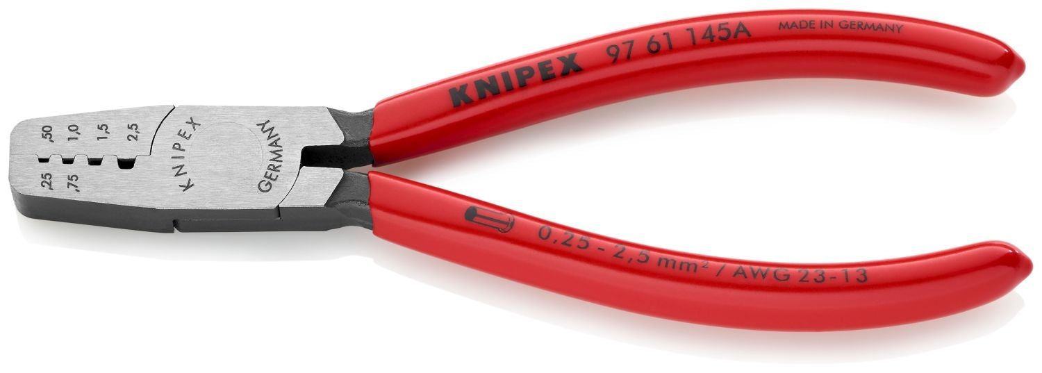Knipex 97 61 145 A Crimping Pliers for Wire Ferrules