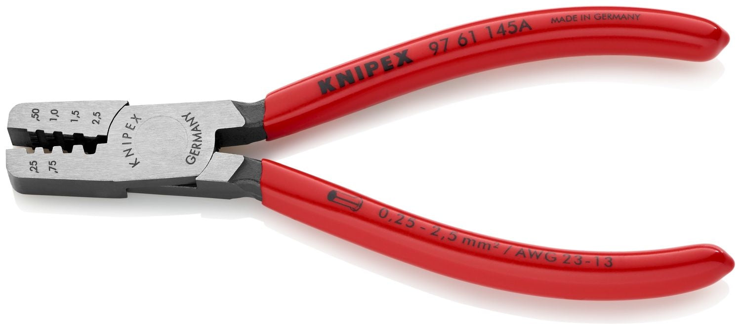 Knipex 97 61 145 A Crimping Pliers for Wire Ferrules
