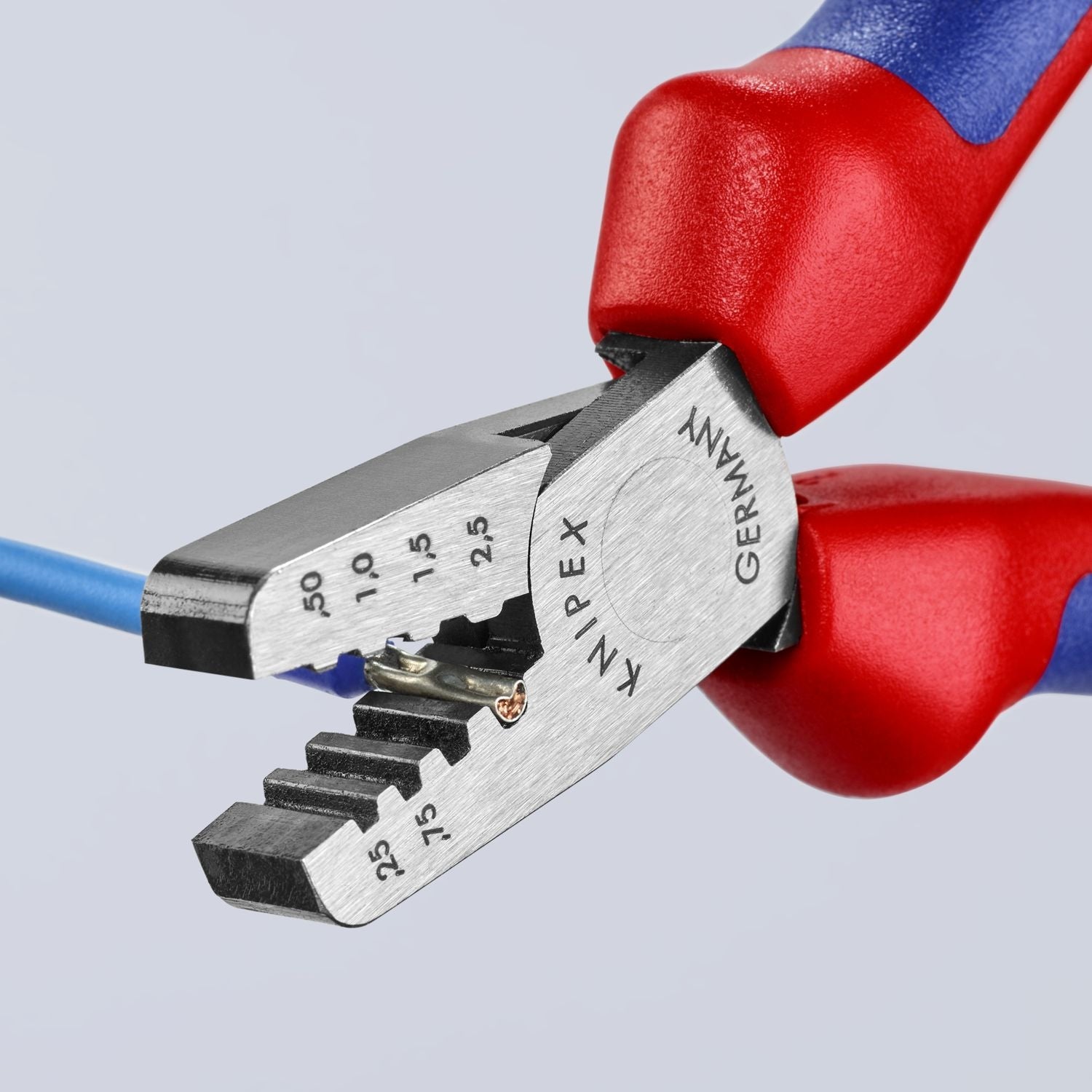 Knipex 97 62 145 A Crimping Pliers for Wire Ferrules