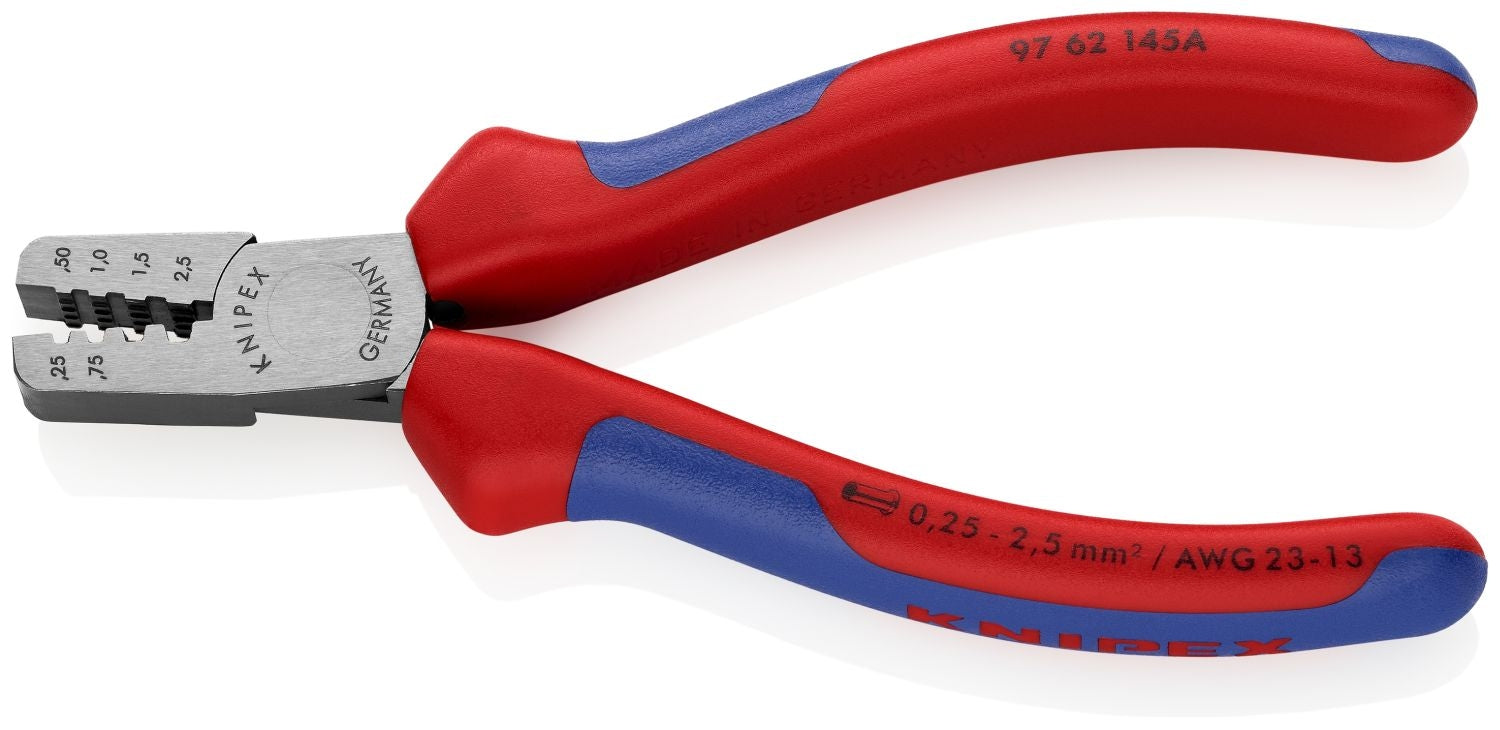 Knipex 97 62 145 A Crimping Pliers for Wire Ferrules