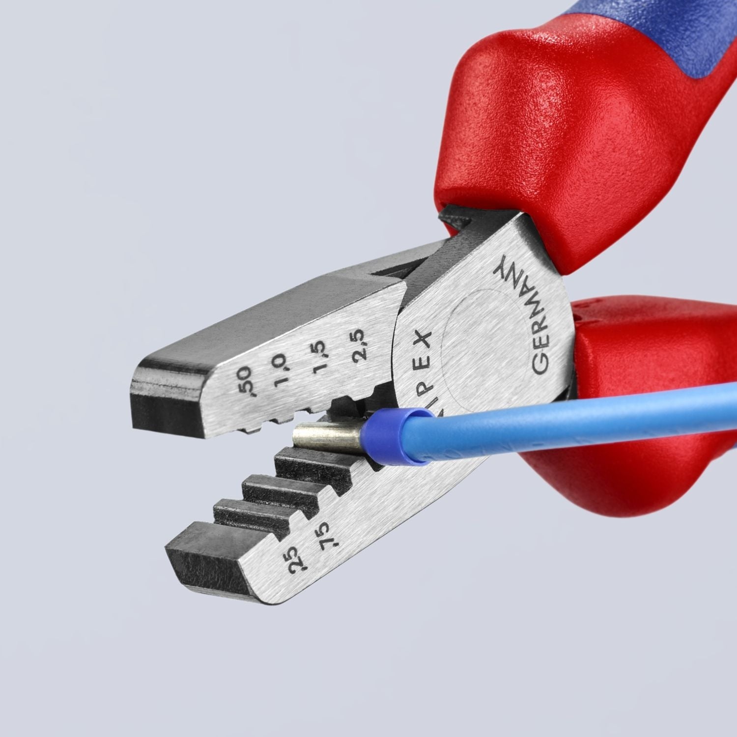 Knipex 97 62 145 A Crimping Pliers for Wire Ferrules