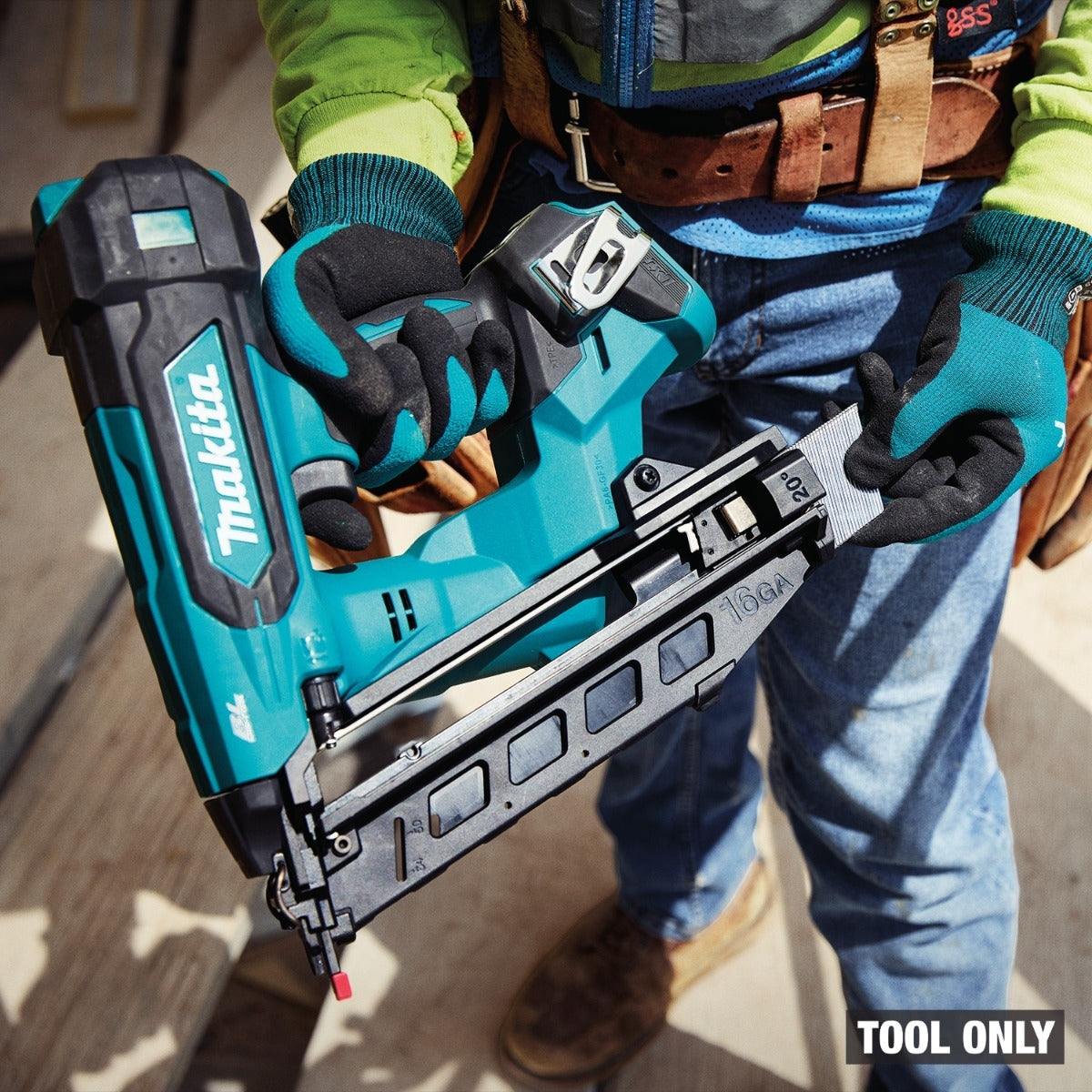 Makita XNB06Z 18V LXT Brushless Cordless 2-1/2-in. Angled 16-Gauge Finish Nailer, Tool Only