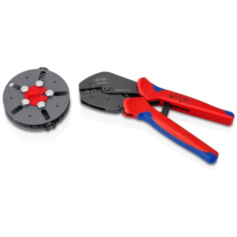 Knipex 97 33 03 MultiCrimp PV Crimping Pliers - open view