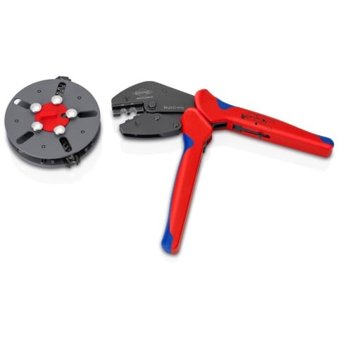 Knipex 97 33 03 MultiCrimp PV Crimping Pliers - dies detail