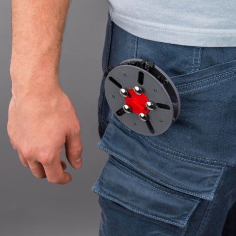 Knipex 97 33 03 MultiCrimp PV Crimping Pliers - in use