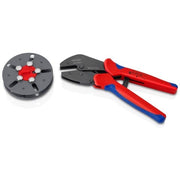 Knipex 97 33 LE MultiCrimp Crimping Pliers, Empty Magazine - angle view