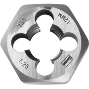 Irwin 9742 HANSON Hexagon Metric Dies (HCS) 12 mm - 1.25