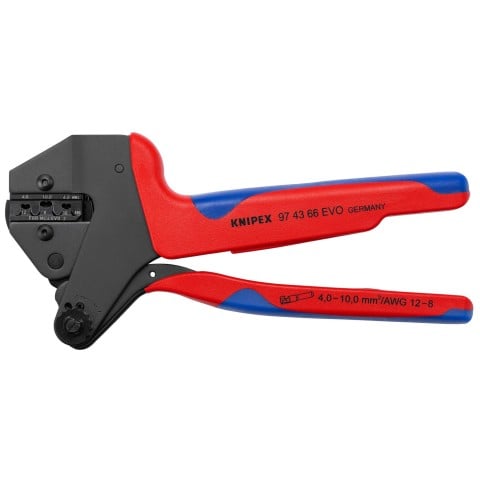 Knipex 97 43 66 EVO Crimp System Pliers for MC4 Evo 2 - side view