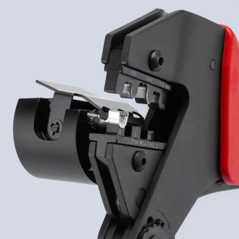 Knipex 97 43 66 EVO Crimp System Pliers for MC4 Evo 2 - highlight detail