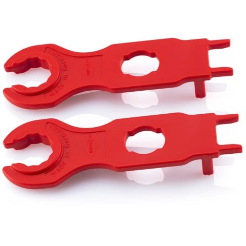 Knipex 97 49 66 2 SBA Assembly Tool Set for MC4 Connectors - angle view